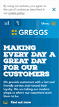 Mobile Screenshot of corporate.greggs.co.uk